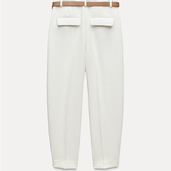 ZARA Belted Pants - Picture 4 of 6